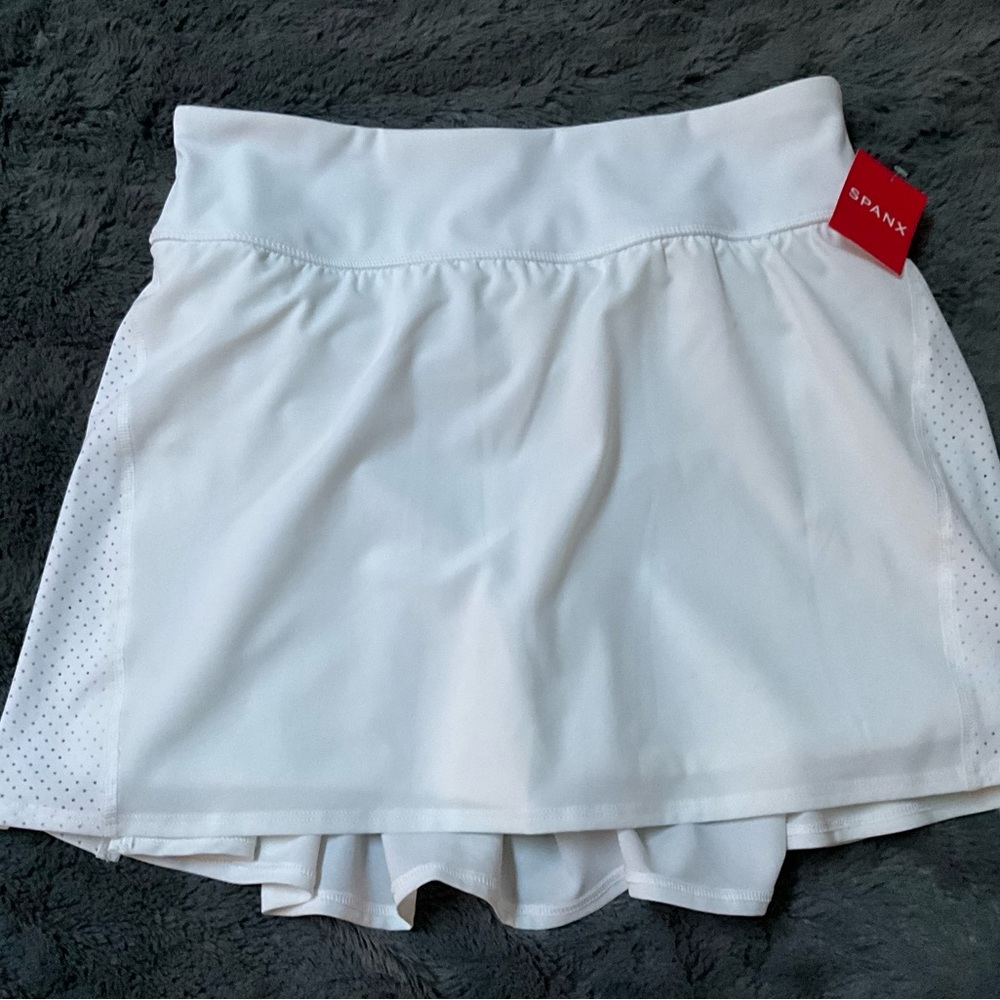 SPANX White Athletic Mini Skort